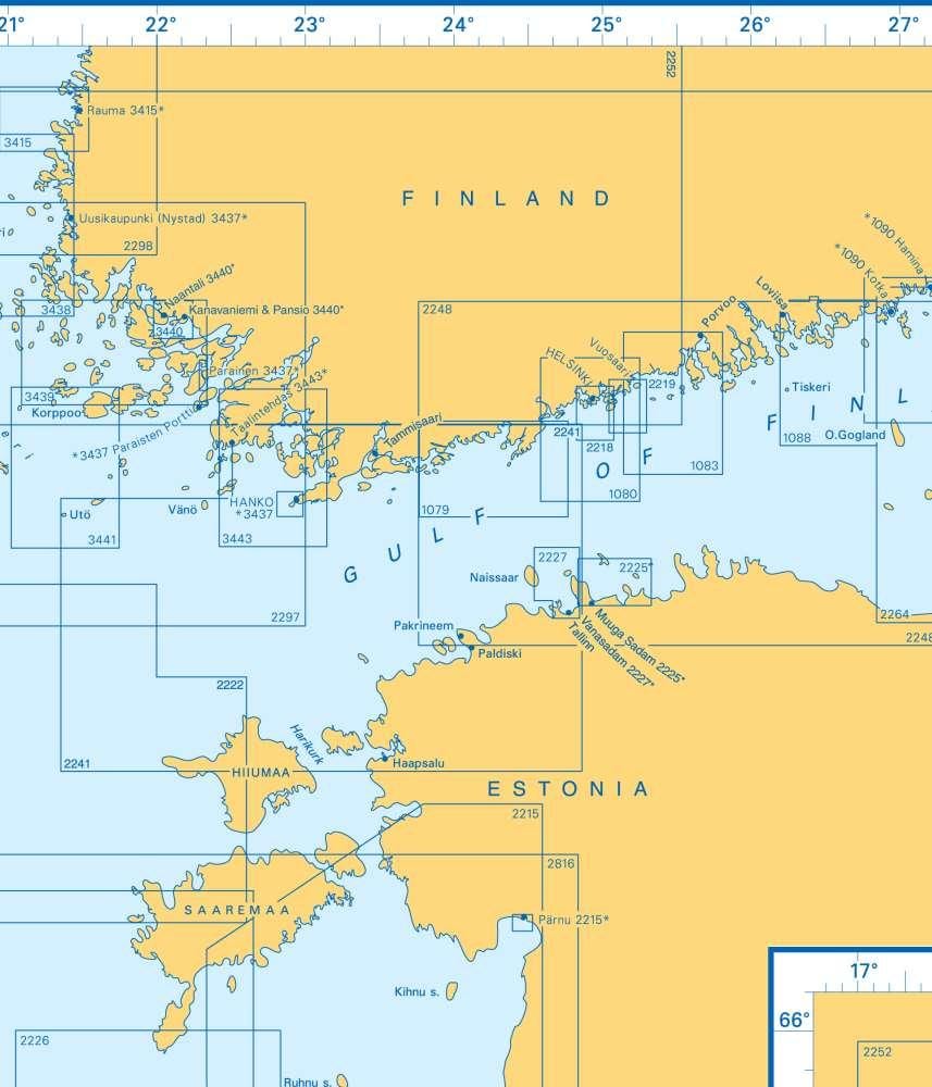 Térkép a Finn-öböl