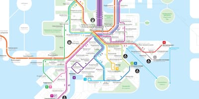 Térkép Finnország metró